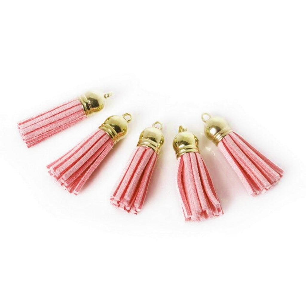 10PCS Leather Tassel Accessories for Key Chain / Jewelry Pendants Charm Key Ring Earrings Necklace