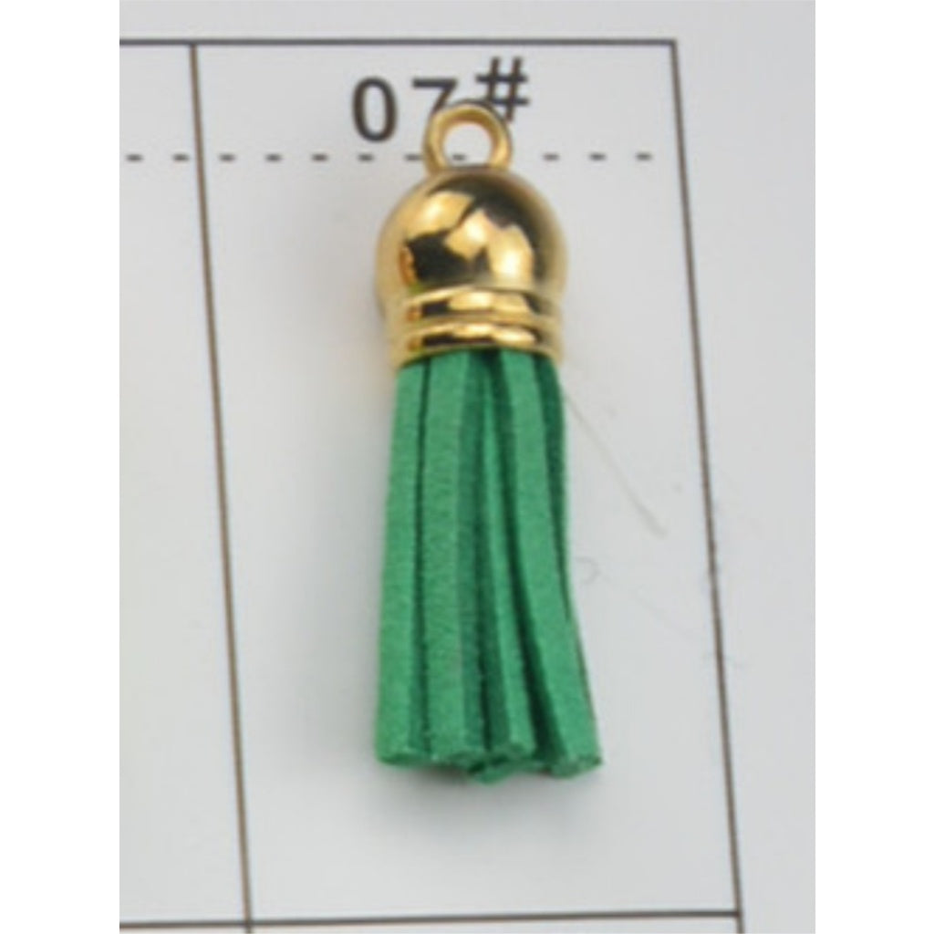 10PCS Leather Tassel Accessories for Key Chain / Jewelry Pendants Charm Key Ring Earrings Necklace