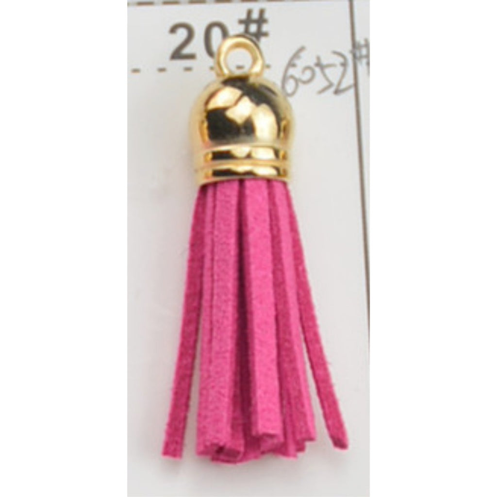 10PCS Leather Tassel Accessories for Key Chain / Jewelry Pendants Charm Key Ring Earrings Necklace
