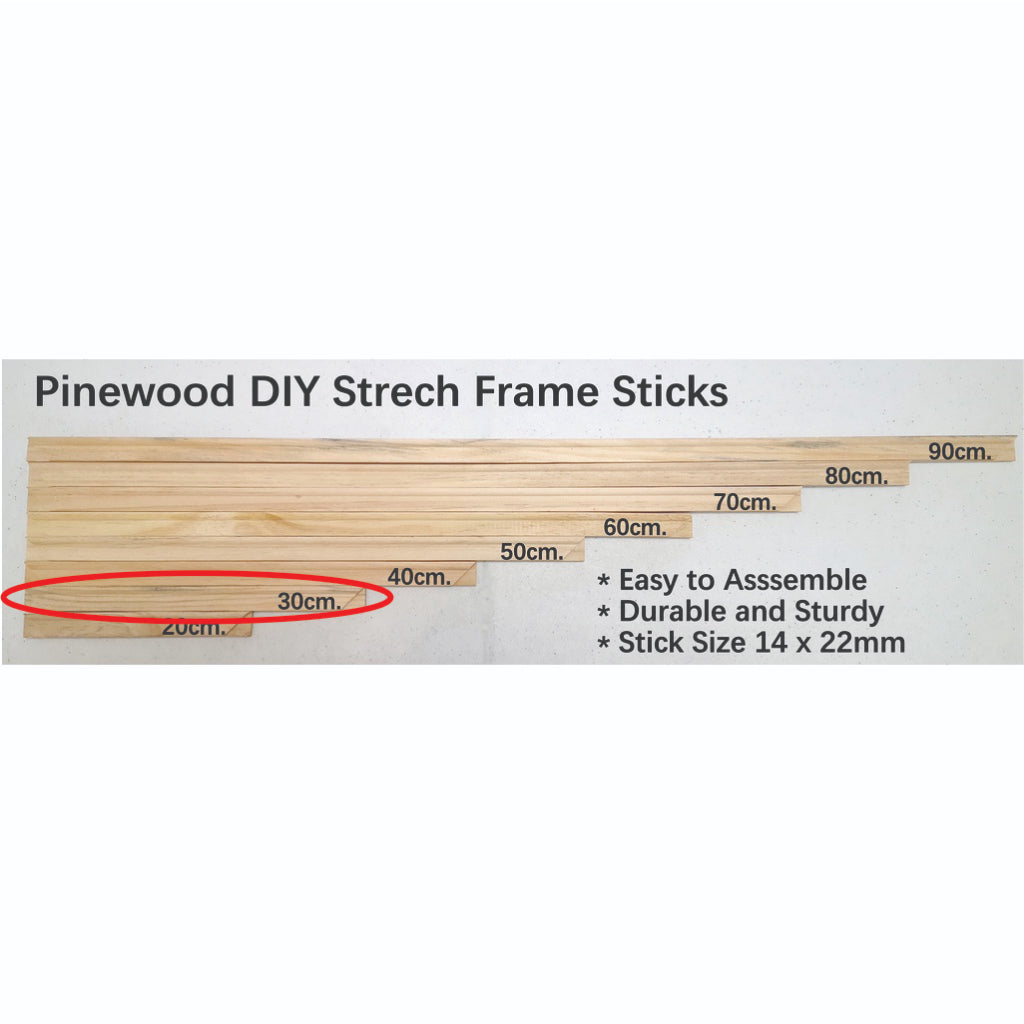 Wood Stick For Canvas / DIY ASSEMBLE STRETCH WOOD FRAME STICK DIY Paint Wall Art Canvass painting