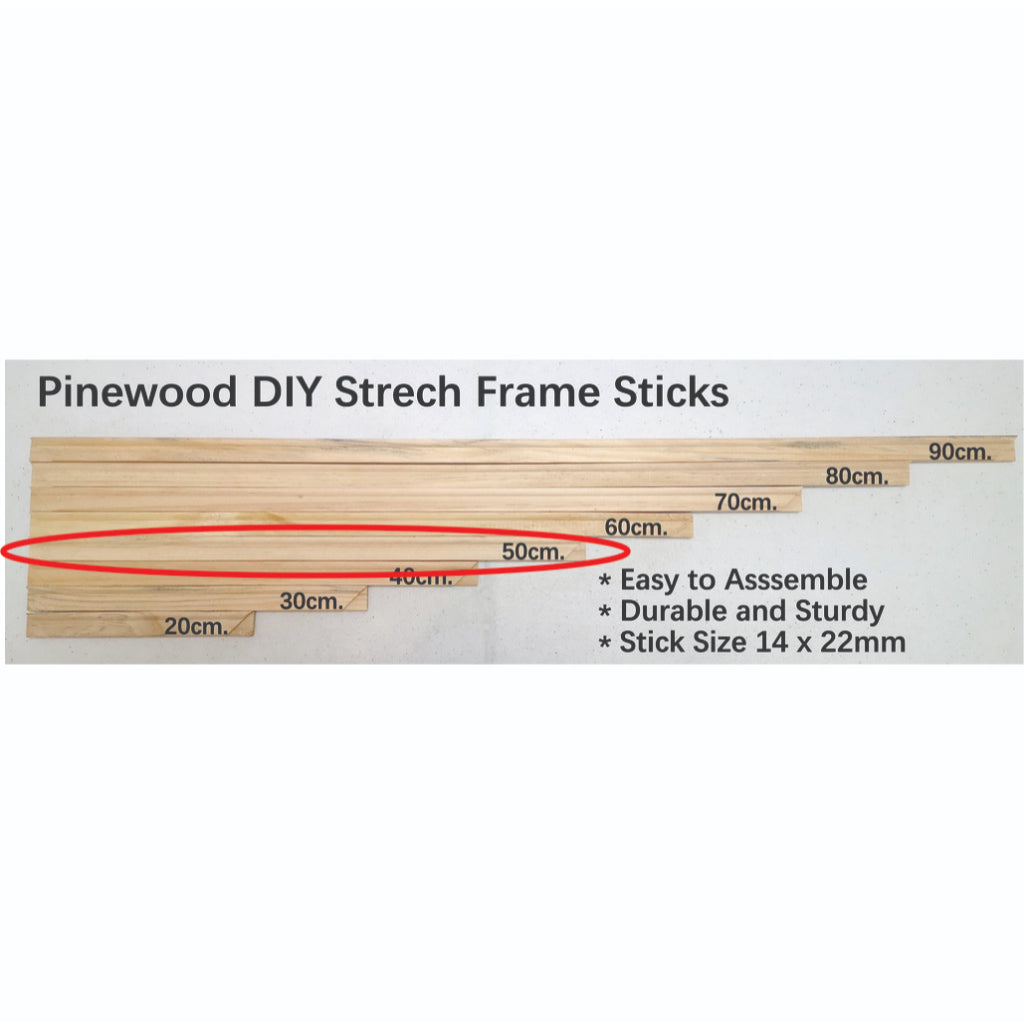 Wood Stick For Canvas / DIY ASSEMBLE STRETCH WOOD FRAME STICK DIY Paint Wall Art Canvass painting