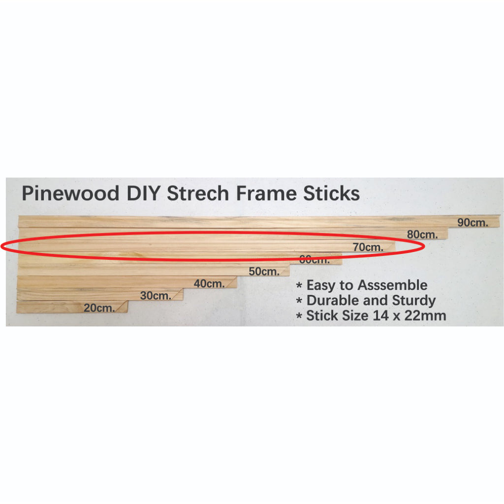 Wood Stick For Canvas / DIY ASSEMBLE STRETCH WOOD FRAME STICK DIY Paint Wall Art Canvass painting