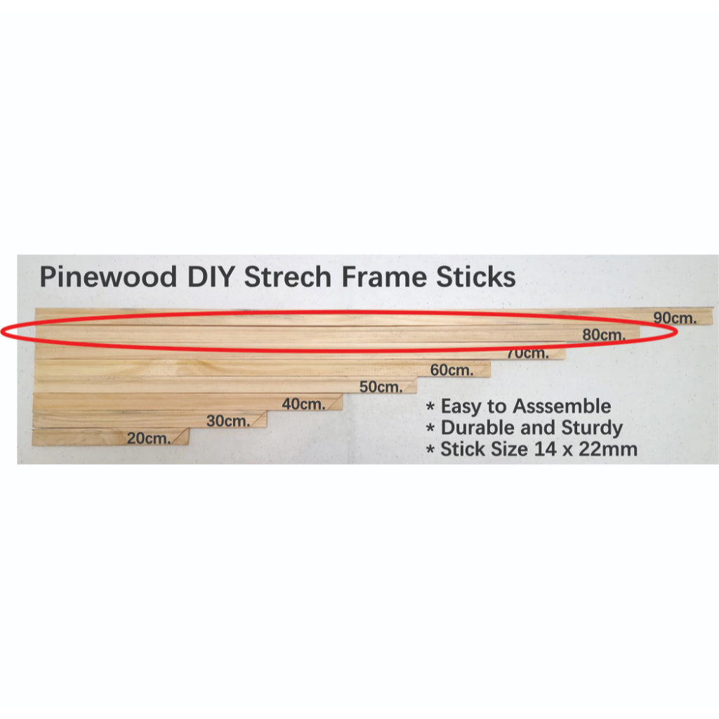 Wood Stick For Canvas / DIY ASSEMBLE STRETCH WOOD FRAME STICK DIY Paint Wall Art Canvass painting