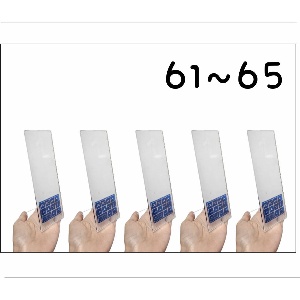 (5Pcs) Customized Table Number Acrylic Stand / Restaurant Cafe Bar Food Decor Waiting Number Standee
