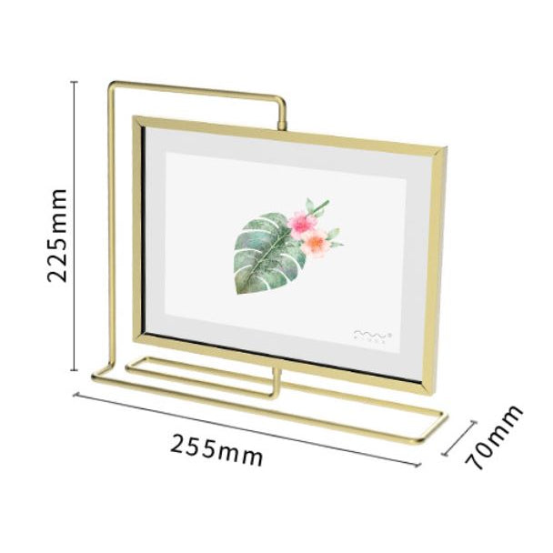 Rotatable Metal Photo Frame / Menu Counter Table Stand Wedding Poster Picture Promo Display Kpop