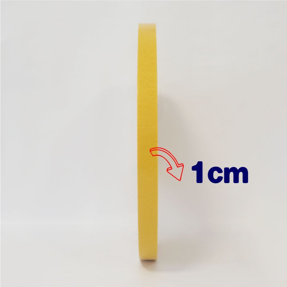 1cmx50M Strong Double Sided Foam Tapes 1mm Thk Adhesive Waterproof Sticky School Home Office Deco