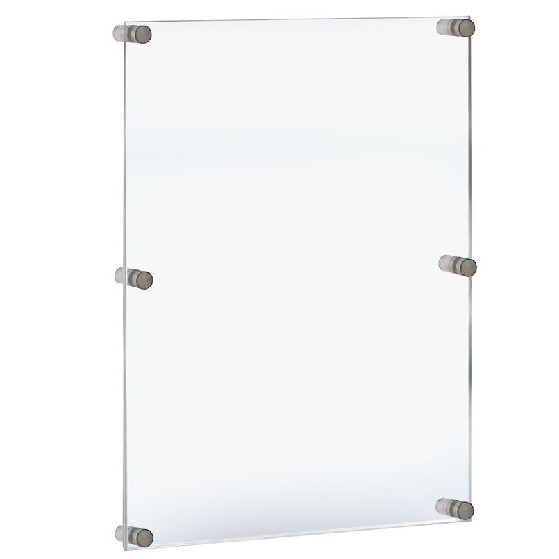 Big Size 3mm Wall Acrylic Frame w Bolt / Office Business Permit Certificate Document Poster Photo