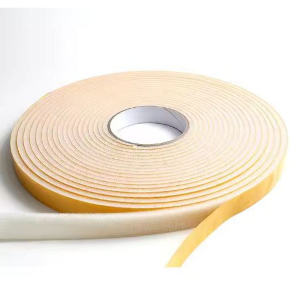 1cmx50M Strong Double Sided Foam Tapes 1mm Thk Adhesive Waterproof Sticky School Home Office Deco