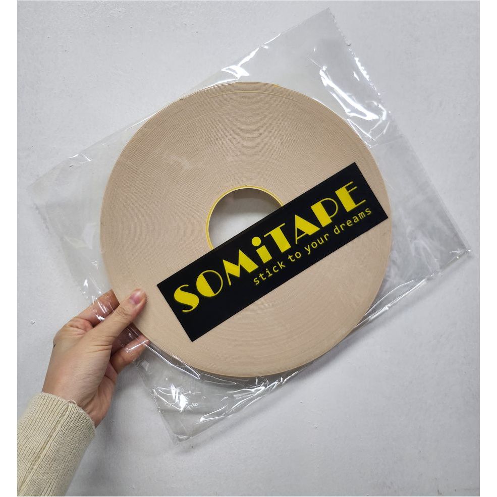 1cmx50M Strong Double Sided Foam Tapes 1mm Thk Adhesive Waterproof Sticky School Home Office Deco