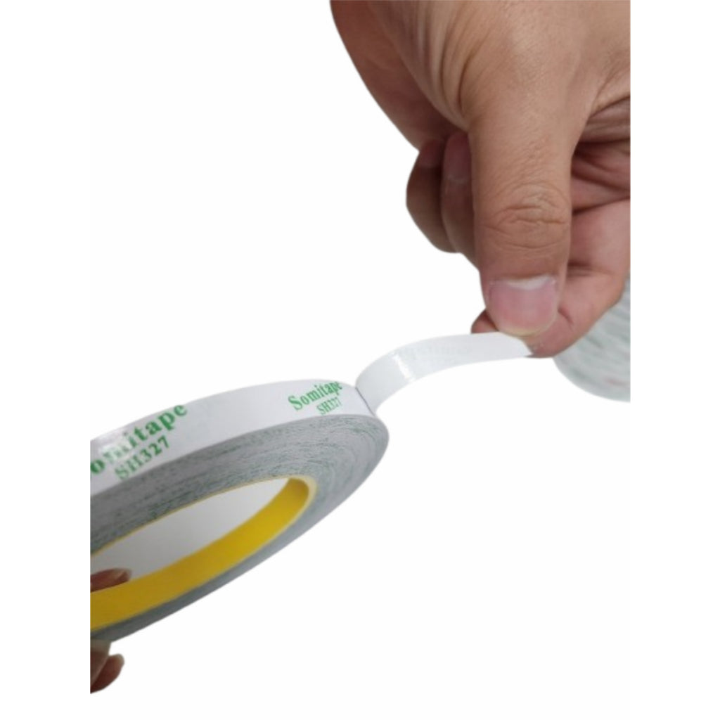 Strong Double Sided Adhesive Tape / 1cm x 50m Sticky Ultra thin Gift School Office Wrapping Supplies