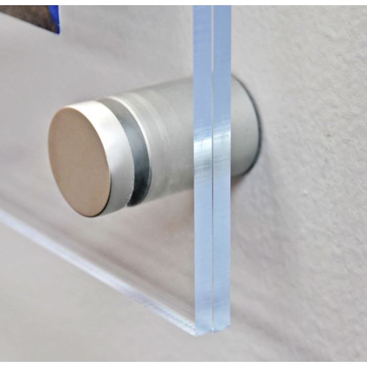 Big Size 3mm Wall Acrylic Frame w Bolt / Office Business Permit Certificate Document Poster Photo
