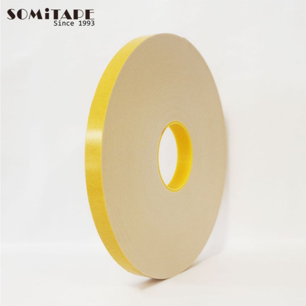 1cmx50M Strong Double Sided Foam Tapes 1mm Thk Adhesive Waterproof Sticky School Home Office Deco