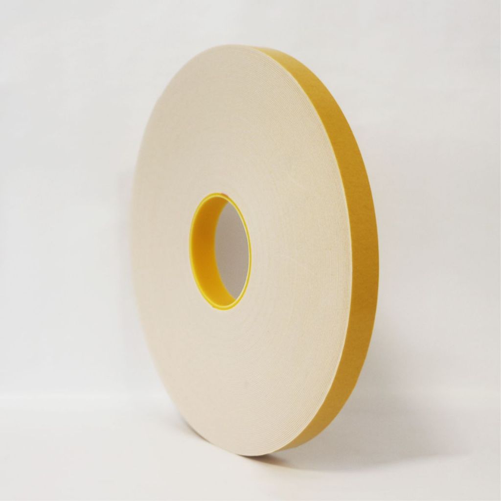 1cmx50M Strong Double Sided Foam Tapes 1mm Thk Adhesive Waterproof Sticky School Home Office Deco