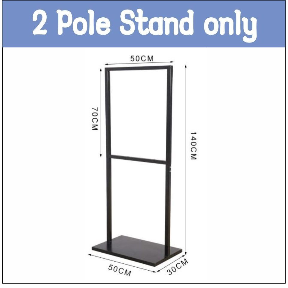 Durable Big Size Sintra Poster Stand Signage / Menu Board Printing Standee Restaurant Shop Cafe Mall