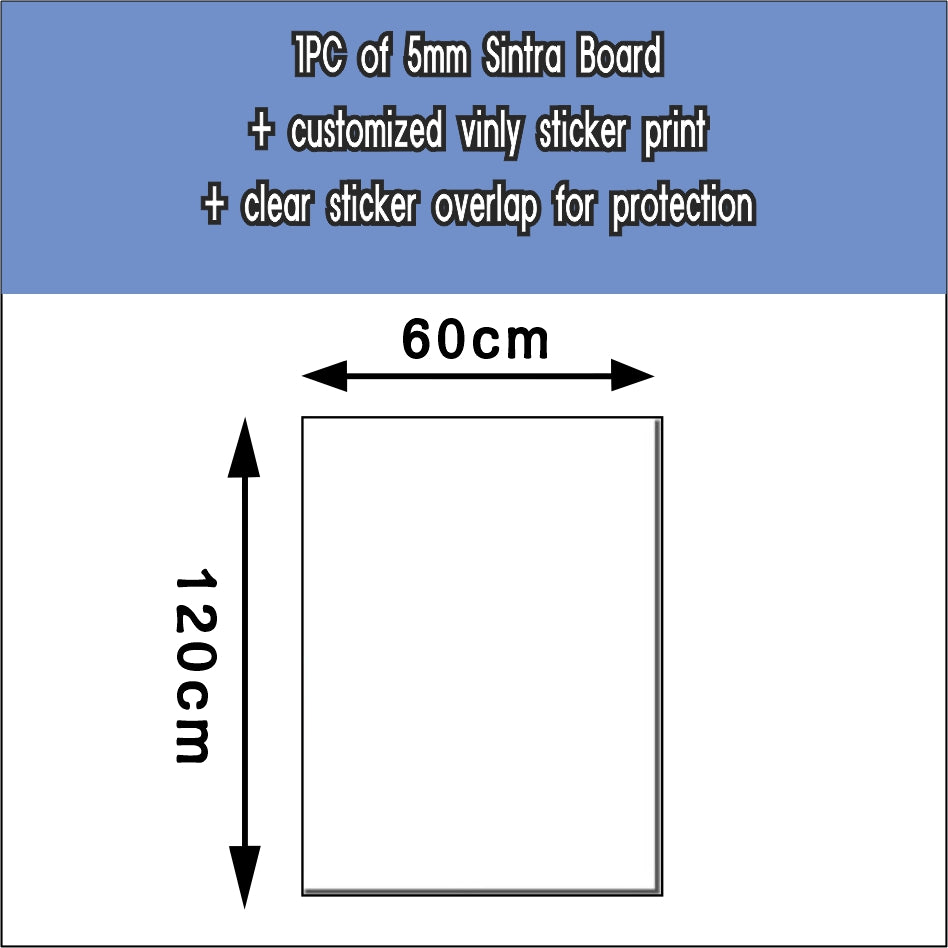 Durable Double sided Tripod Sintra Standee Outdoor Backdrop Stand Display Floor Sign Poster Menu