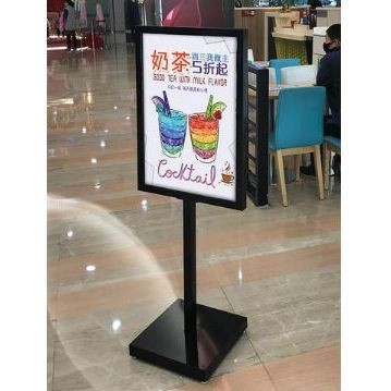 Durable Big Size Sintra Poster Stand Signage / Menu Board Printing Standee Restaurant Shop Cafe Mall