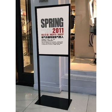 Durable Big Size Sintra Poster Stand Signage / Menu Board Printing Standee Restaurant Shop Cafe Mall