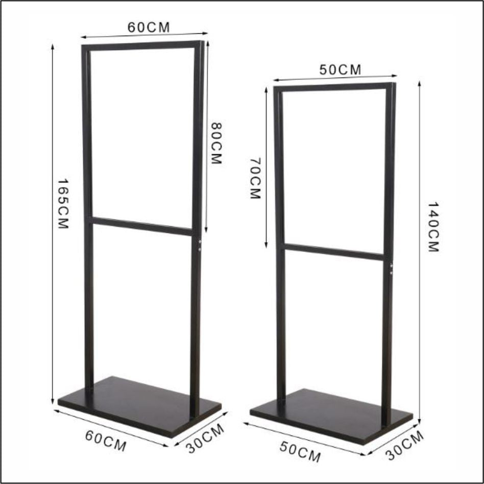 Durable Big Size Sintra Poster Stand Signage / Menu Board Printing Standee Restaurant Shop Cafe Mall