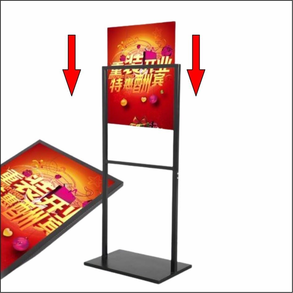 Durable Big Size Sintra Poster Stand Signage / Menu Board Printing Standee Restaurant Shop Cafe Mall