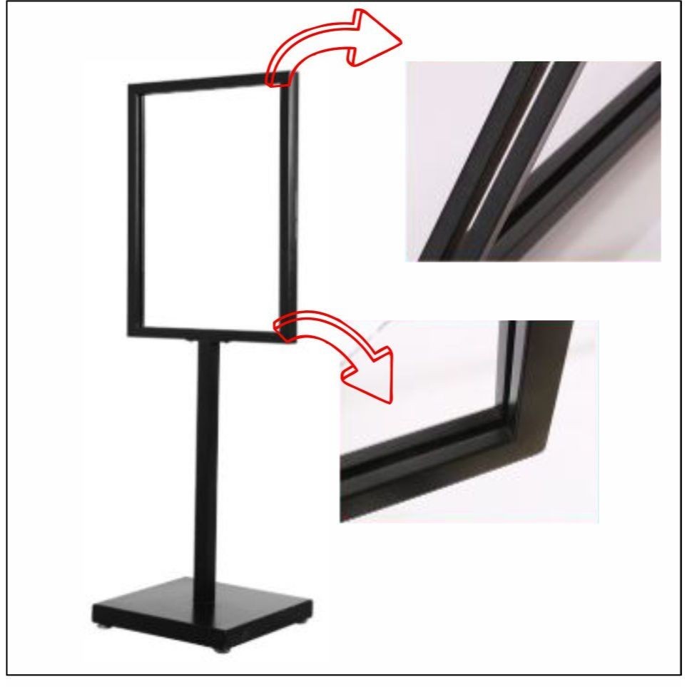 Durable Big Size Sintra Poster Stand Signage / Menu Board Printing Standee Restaurant Shop Cafe Mall