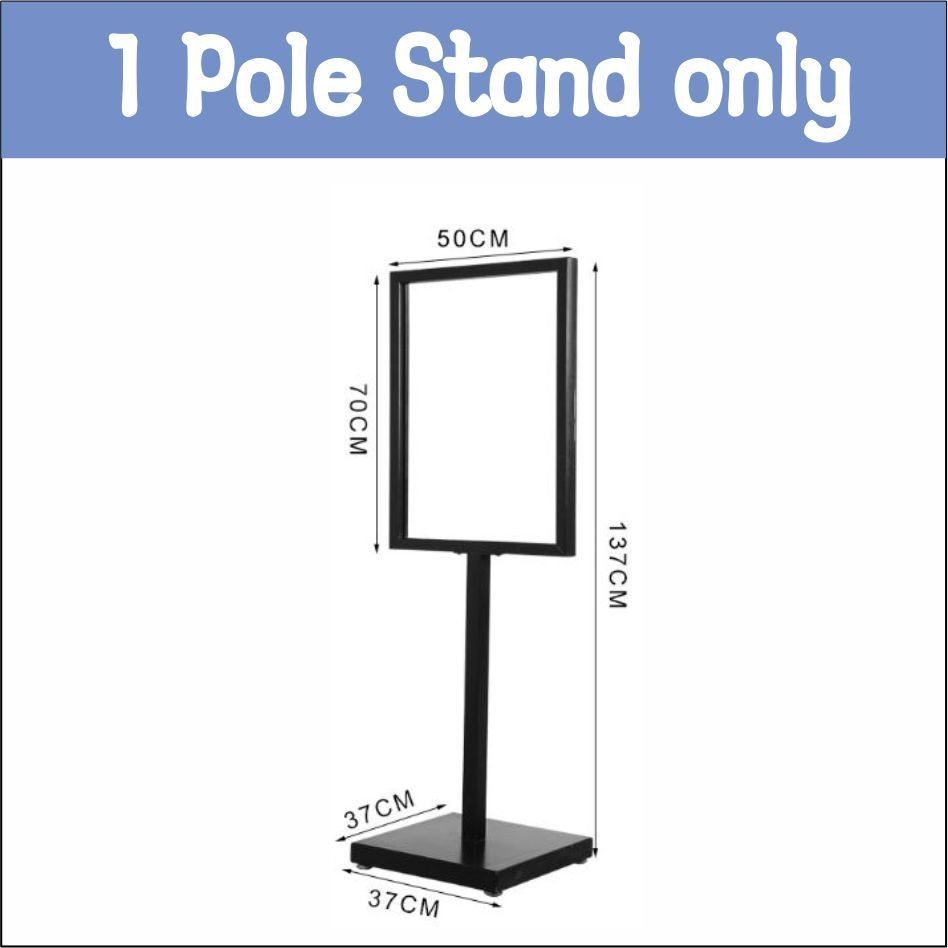 Durable Big Size Sintra Poster Stand Signage / Menu Board Printing Standee Restaurant Shop Cafe Mall