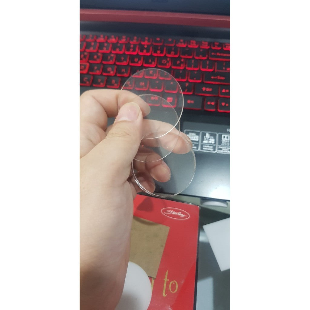 Blank Clear Acrylic Medal / Pre-Cut Customized Laser Cutting Transparent Trophy Award / 2mm,3mm,5mm