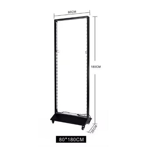 LED Light 80x180cm Big Size Sign Standee / Food Printing Event Restaurant Mall Display Signage Stand