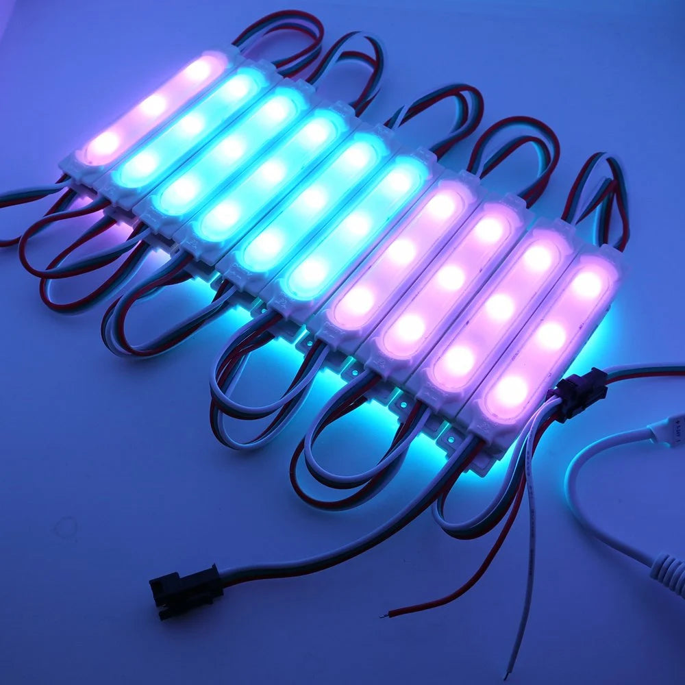 RGB 2) 20pcs 5716 Full Color FRGB Led Module Waterproof 3led / Strip DC12V Signage Motorcycle Car