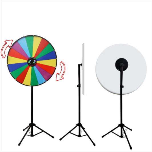 16 24 inch Prize Wheel Standee  Customized Printing Promo Fortune Game Event Spinner Roulette Stand