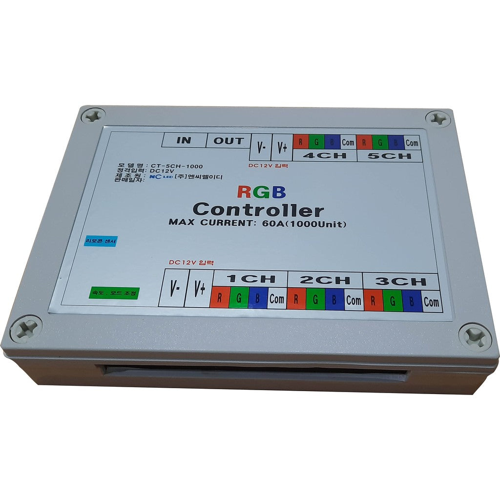 RGB LED 1channel 3channel 5channel 8channel Controller various colors made in Korea Good for Signage