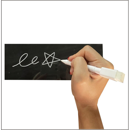 White Board Marker Pen With Eraser 1pc / Mirror Glass Acrylic Sticker Home School Office Decoration