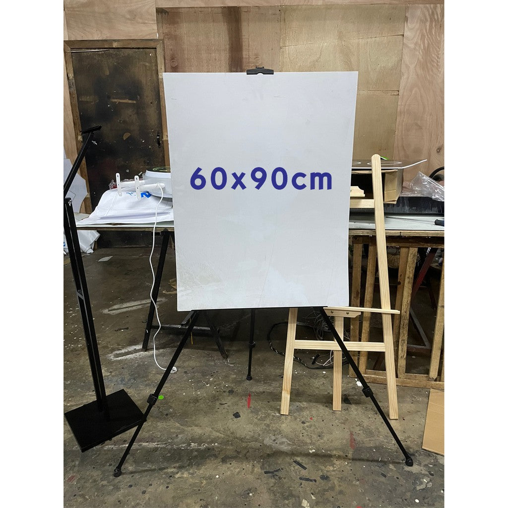 Aluminum Easel Stand & Carry Pouch / Adjustable Tripod Display Painting Promo Restaurant Bar Event