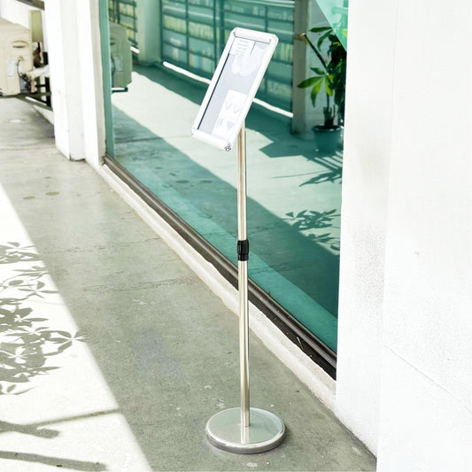 A4 Aluminum Sign Stand / Display Frame Standee Office Store Promo Menu Poster Paper Holder Signage