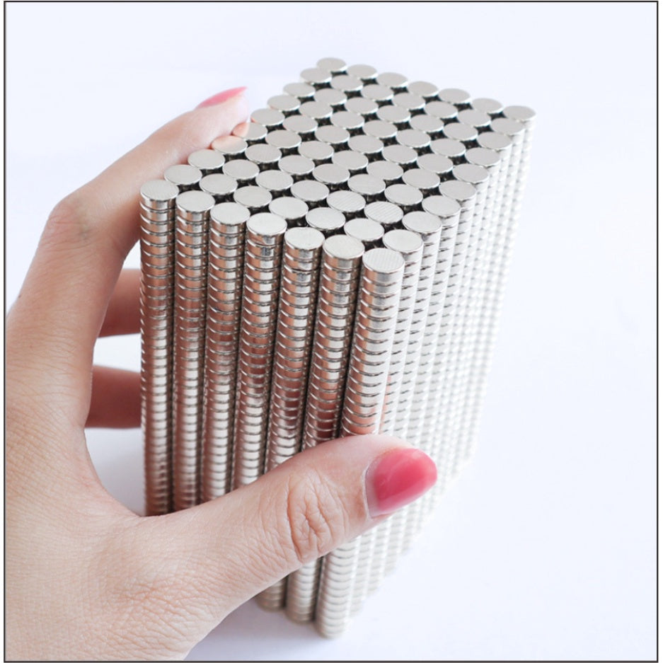 Circular Magnet 2pcs / Round Circle Magnetic Holder Strong Refrigerator Storage Rack School Office