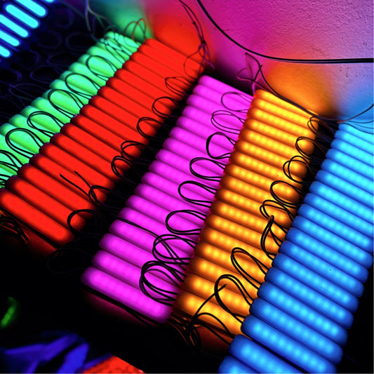 #5) 20pcs Ultrasonic LED Module 1.2W/ DC12V Car Motorcycle Parts Accessories New Design Super Bright