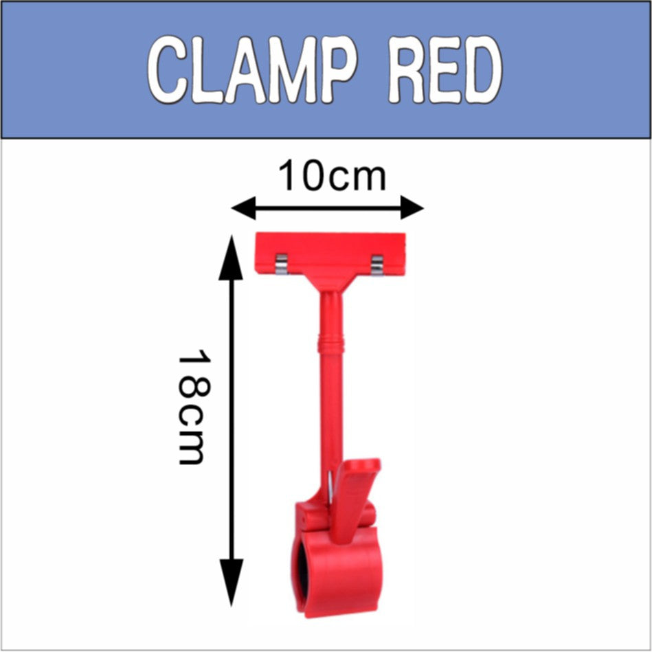 Pop Clamp Holder / Sign Price Name Tag Display Business Card Memo Clip Table Paper Photo DIY Mart Ad