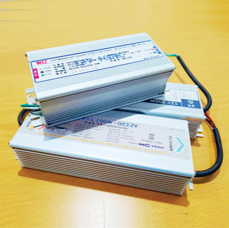 Waterproof SMPS 60w /100w / 200w / 300W LED 12V TO 220 Converter Power Supply Transformer Signage