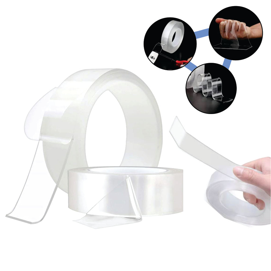 Double Sided Durable Adhesive Tape / Clear Gel Type for Sintra Glass Acrylic Wood Metal Plastic DIY