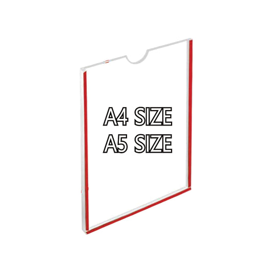 A4 A5 A3 3R 4R 5R Clear Acrylic Wall Frame / Paper Holder Poster Photo Permit Certificate Document