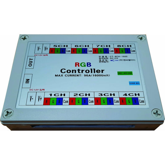 RGB LED 1channel 3channel 5channel 8channel Controller various colors made in Korea Good for Signage