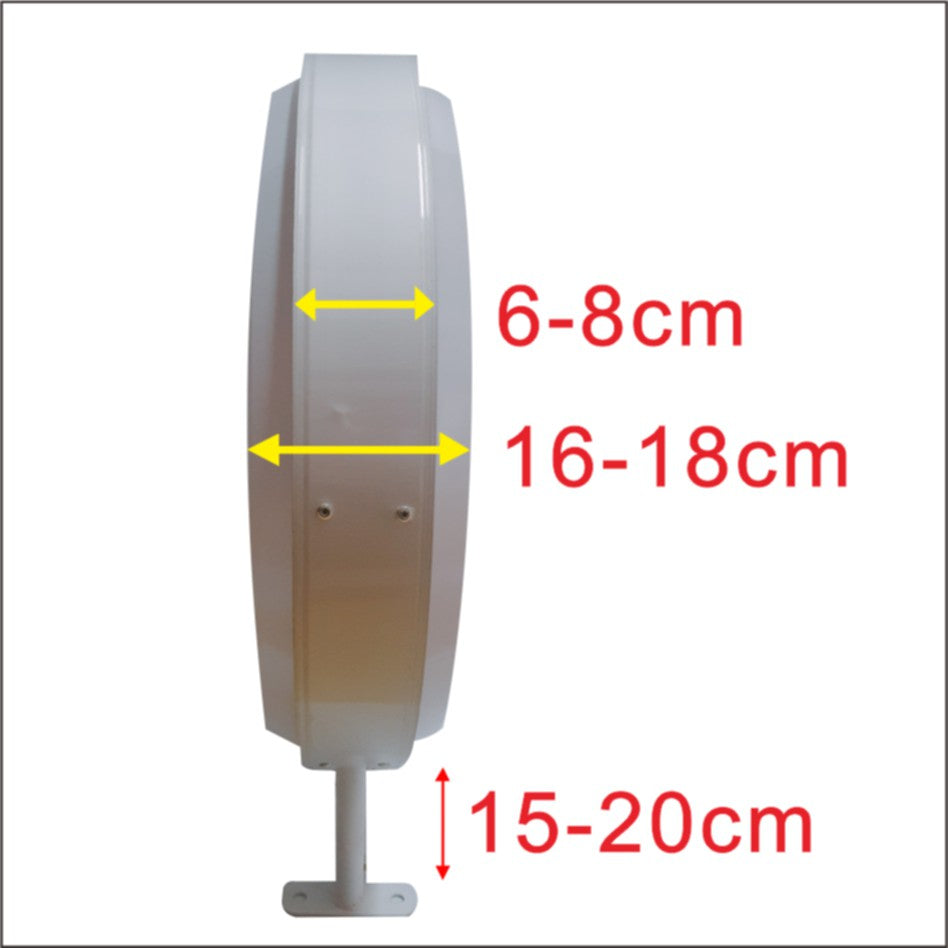 LED Light Circular Double Sided Signage / Round Sign Outdoor Acrylic Restaurant Shop Store Logo Box
