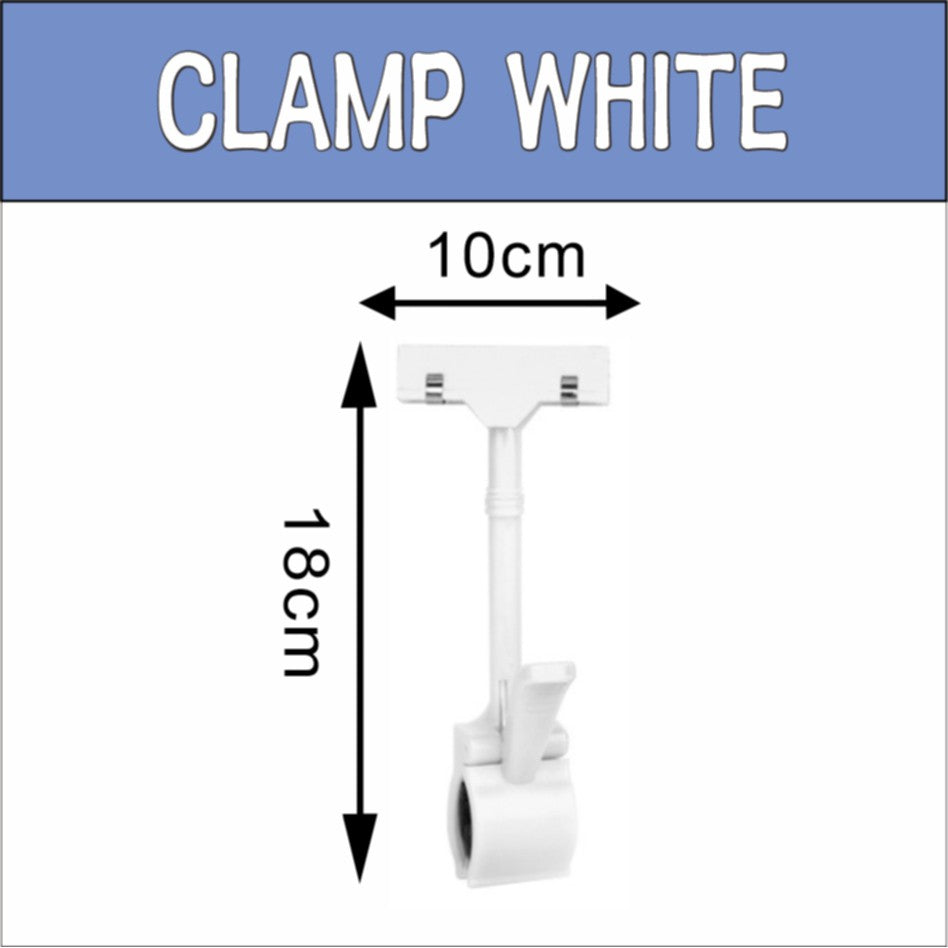 Pop Clamp Holder / Sign Price Name Tag Display Business Card Memo Clip Table Paper Photo DIY Mart Ad