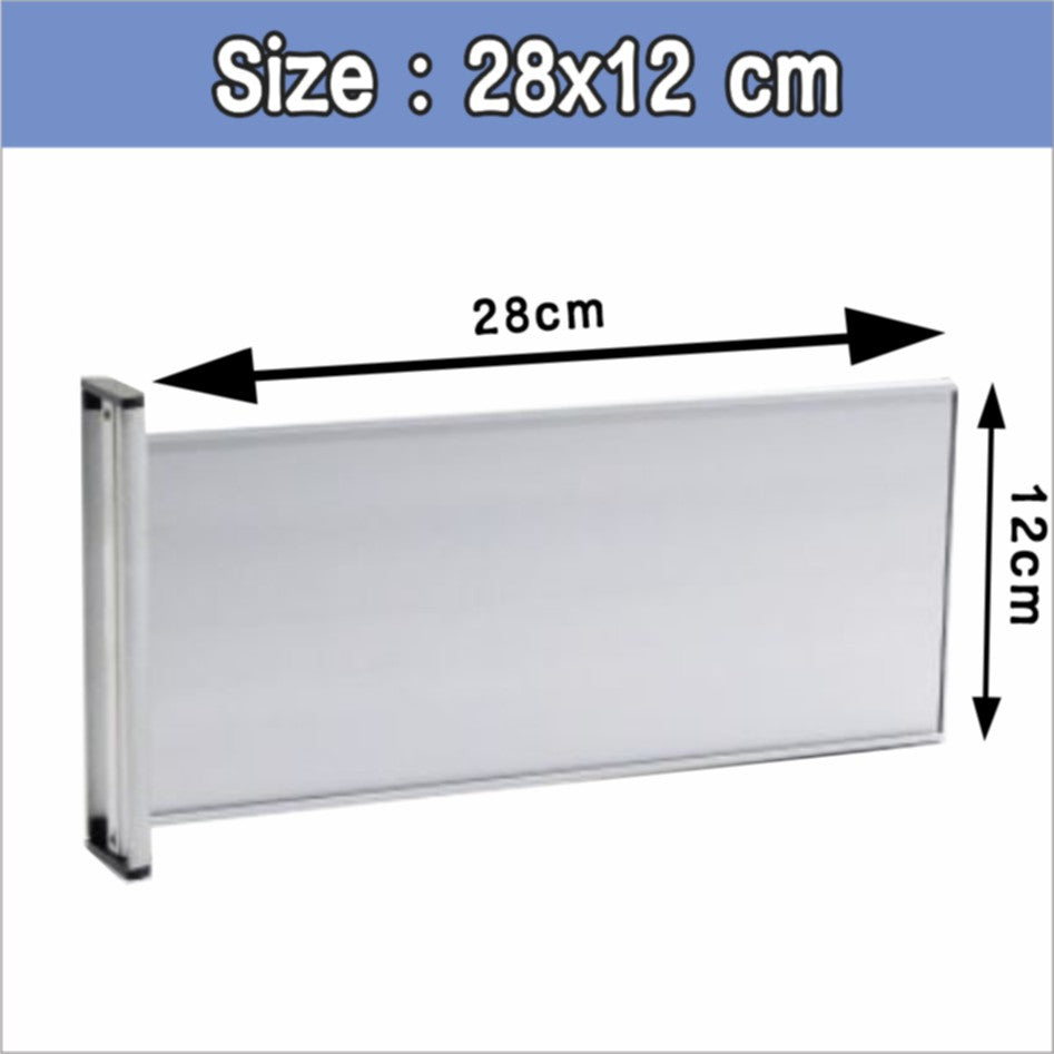 Replaceable Office Sign / Building School Hotel Room Company Door Signage Card Brand Name Department