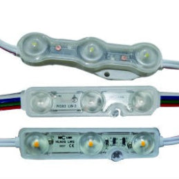 1W Super Bright LED Module / waterproof imported from korea / White, RGB, Warm / Good for Signage