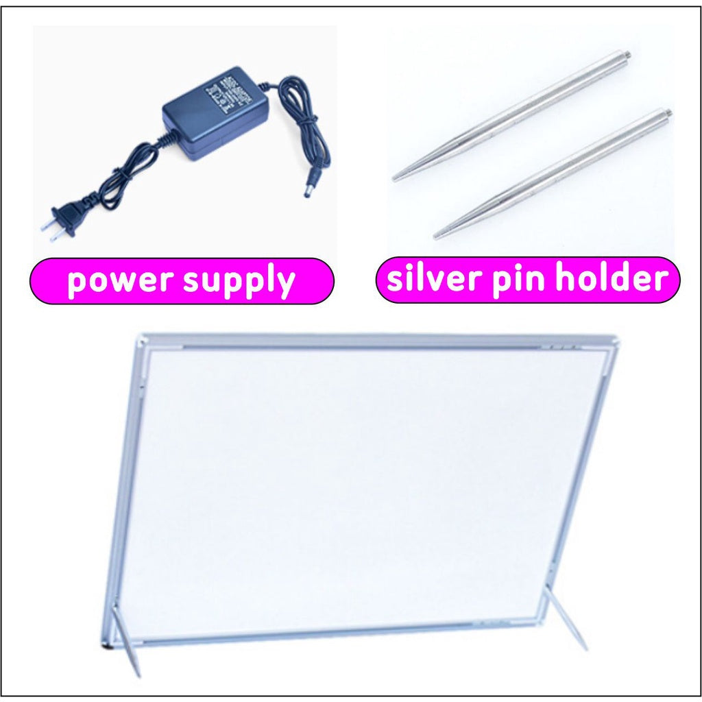 LED Menu Table Stand / Order Board Display Light Table Price List Milk Tea Restaurant Shop Signage