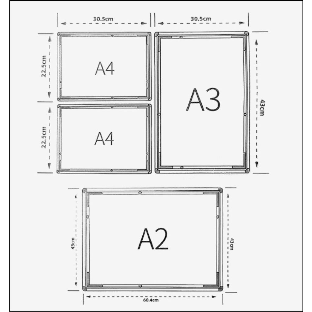 LED Menu Table Stand / Order Board Display Light Table Price List Milk Tea Restaurant Shop Signage