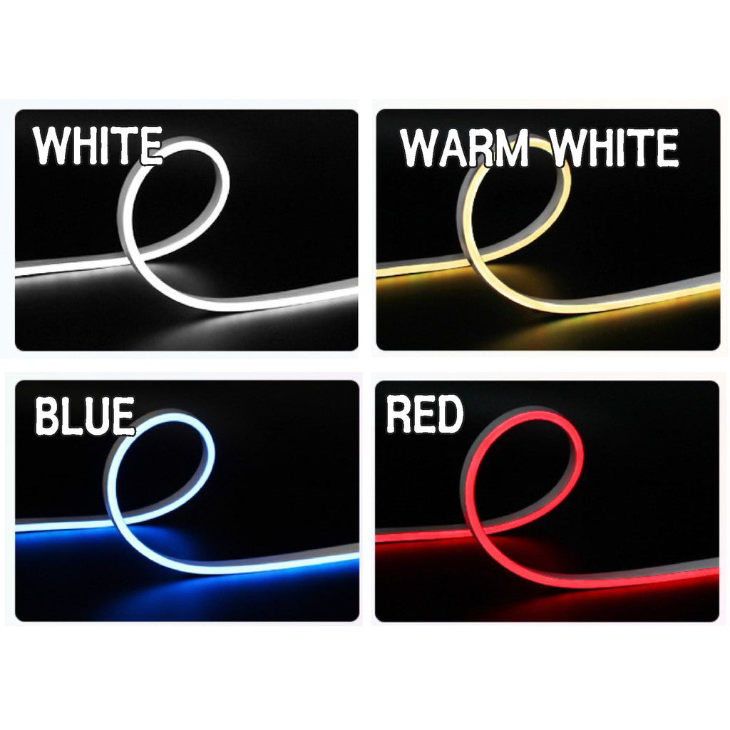 Neon LED Tube (AC 220V, per Meter) / Waterproof Flex Lights Strip / White Red Blue Pink Green Yellow