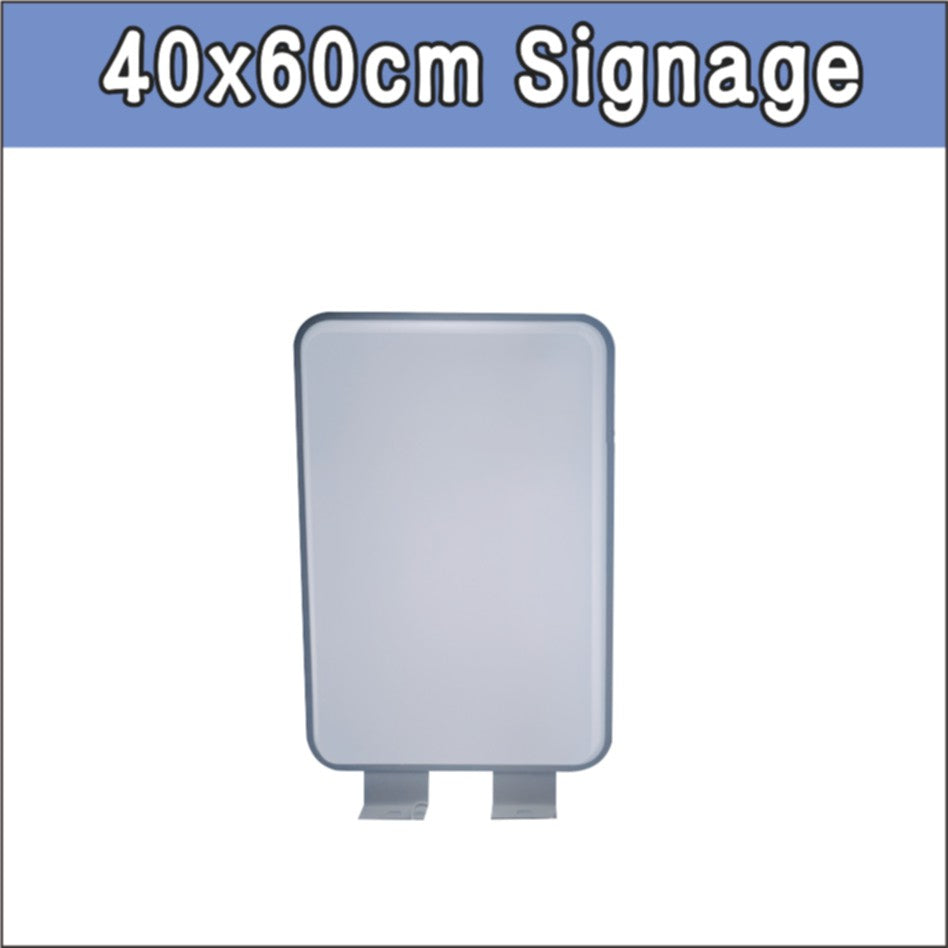 LED Light Rectangle Double Sided Signage / Sign Board Sticker DIY Decor Restaurant Shop Cafe Logo Ad