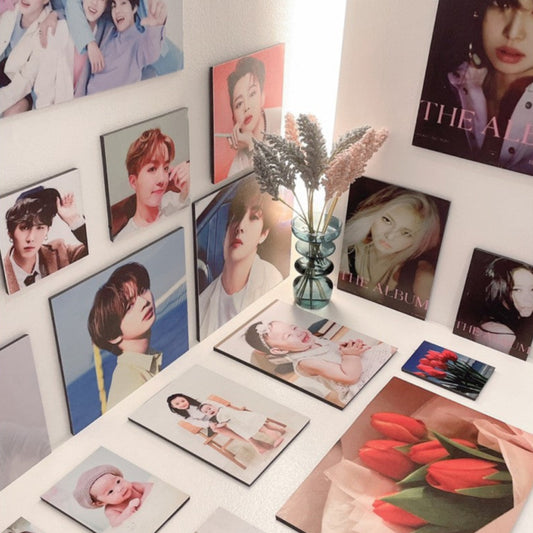 Small) Personalized Photo Tile / Sintra Sticker Customized Printing Picture Gift for Christmas Decor