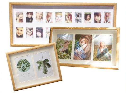 Wooden Multiple Photo Frame / Picture Stand Baby Family Wedding Event Gift Home Christmas Decoration
